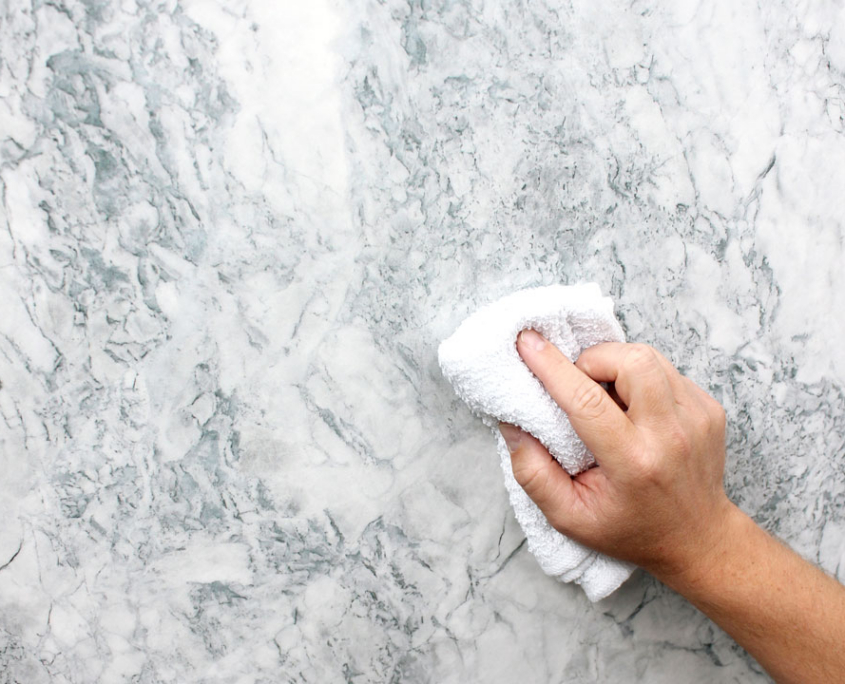 Sentrel shower walls in calacatta white